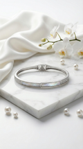 Virelle Pearl Line Kada | 925 Sterling Silver