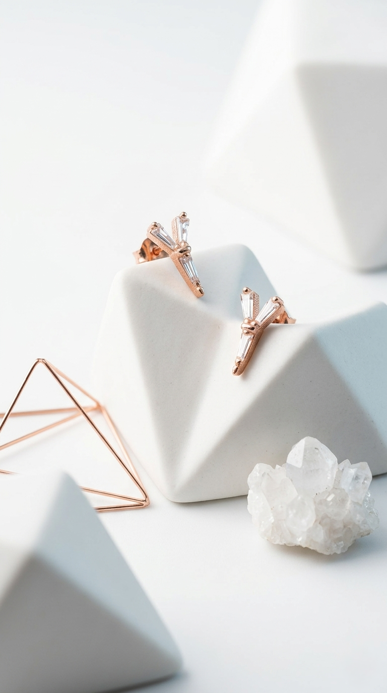 Vertex Stud Earrings | 925 Sterling Silver