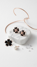 Eclipse Flower Studs | 925 Sterling Silver