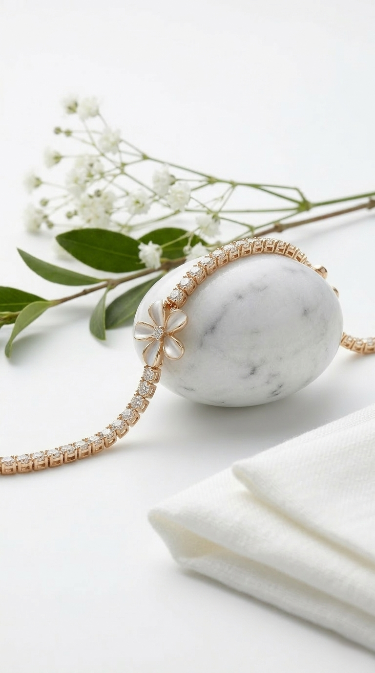 Florette Tennis Bracelet | 925 Sterling Silver