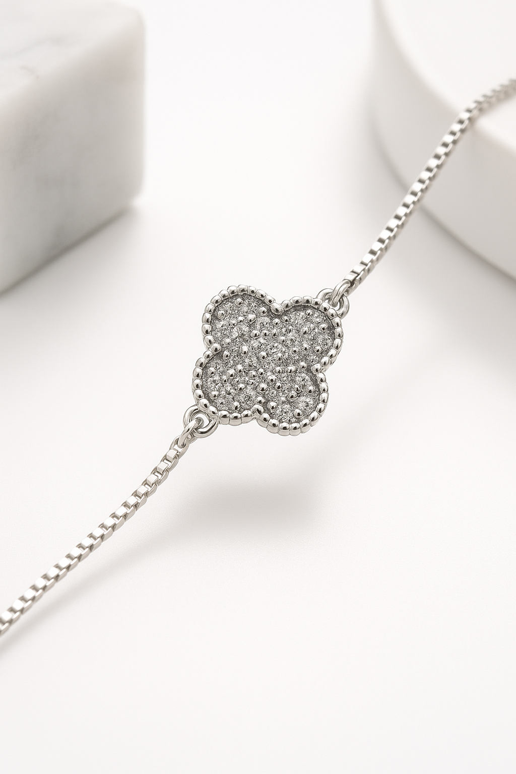 Blanc Clover Bracelet | 925 Sterling Silver