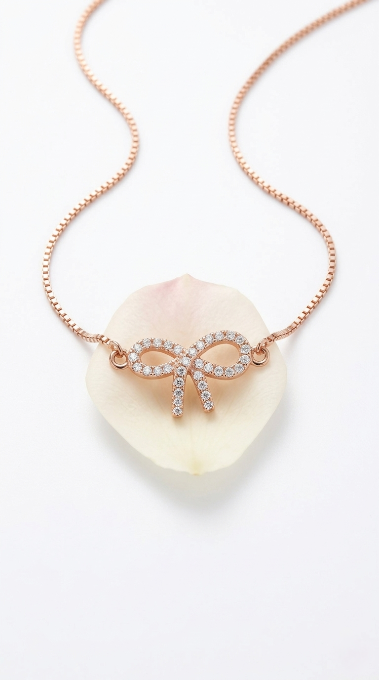 Velina Bow Pendant | 925 Sterling Silver