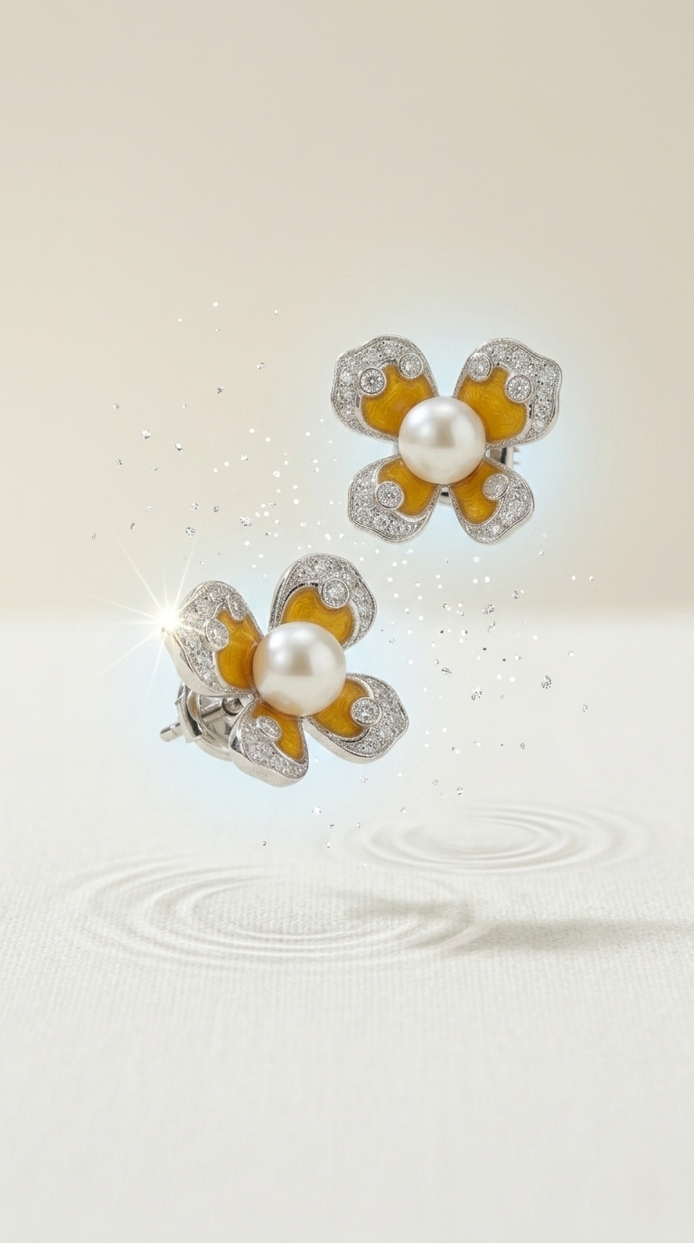Zuri Bloom Studs | 925 Sterling Silver