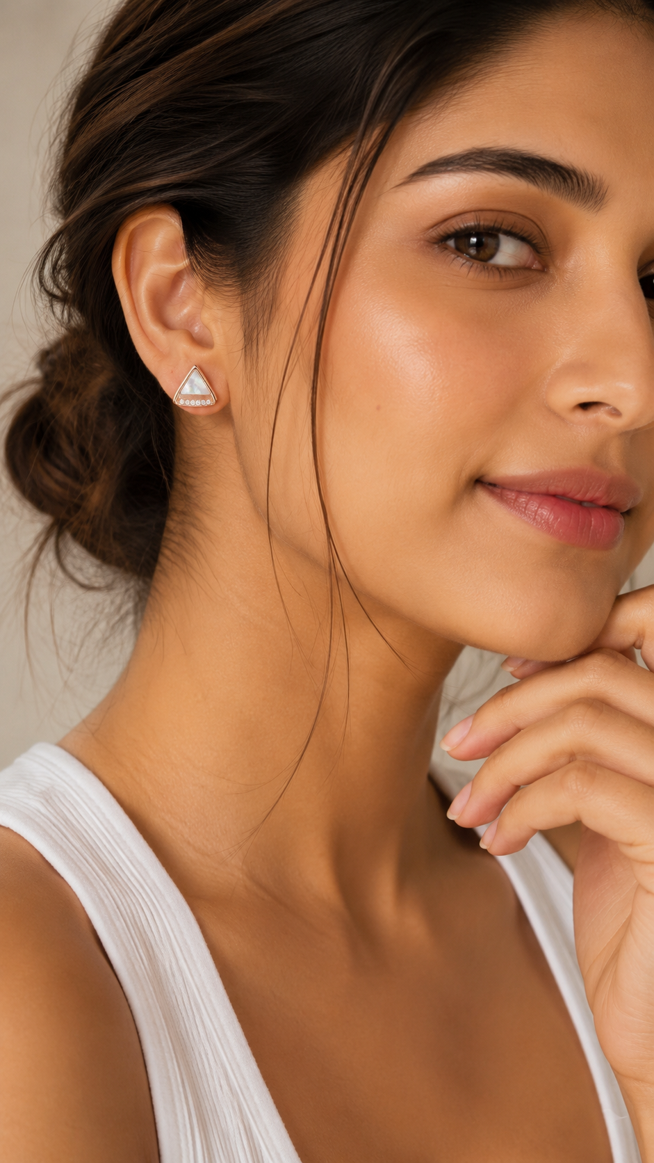 Caelin Prism Studs | 925 Sterling Silver