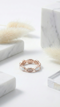 Ivory Link Ring | 925 Sterling Silver