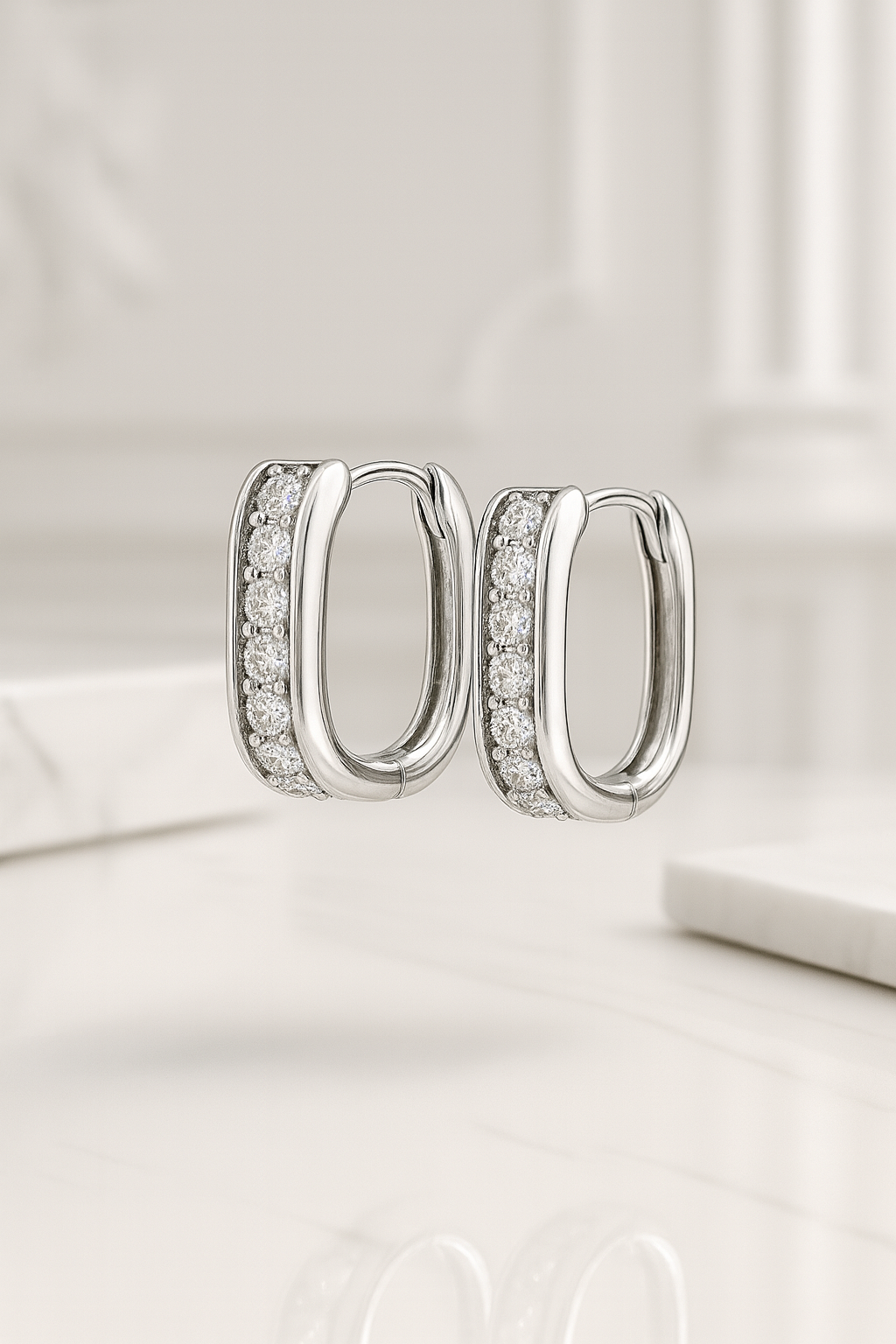 The Gleamline Huggie Earrings | 925 Sterling Silver