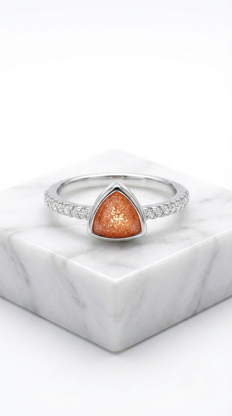 Soléa Trillion Ring | 925 Sterling Silver