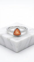 Soléa Trillion Ring | 925 Sterling Silver