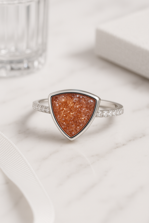Ember Crest Ring - Sterling Silver