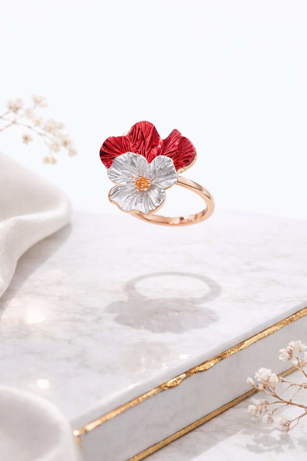 Rouge Orchid Ring | 925 Sterling Silver