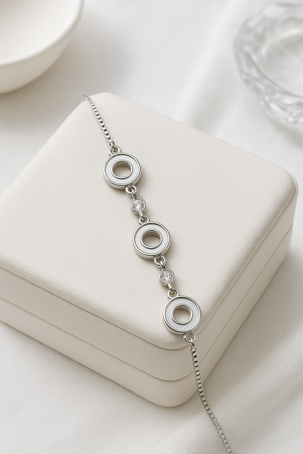The Halo Link Bracelet | 925 Sterling Silver