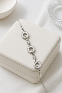 The Halo Link Bracelet | 925 Sterling Silver