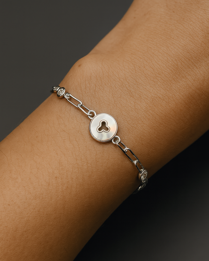 Blossom Halo Bracelet Sterling Silver