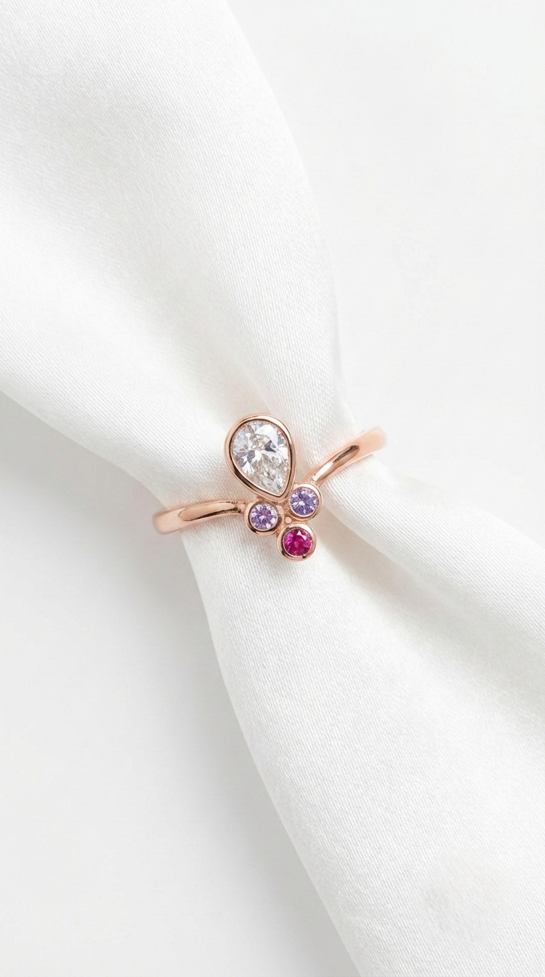 Velora Amora Bloom Ring | 925 Sterling Silver