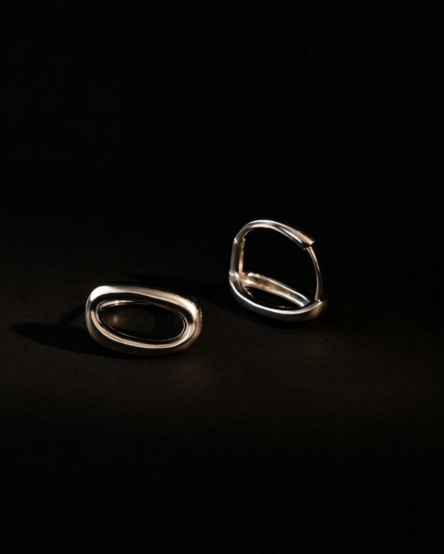 Contour Studs - Demi Fine | Sterling Silver