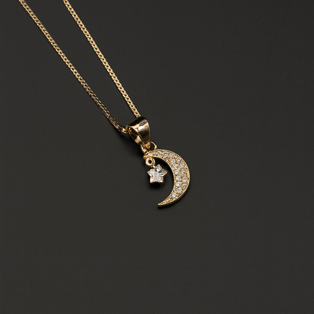 Stellar Moon & Star Necklace