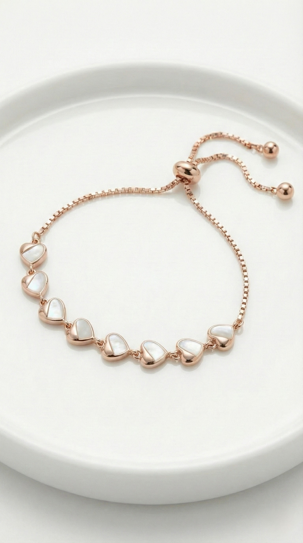Lioré Heart Motif Bracelet | 925 Sterling Silver