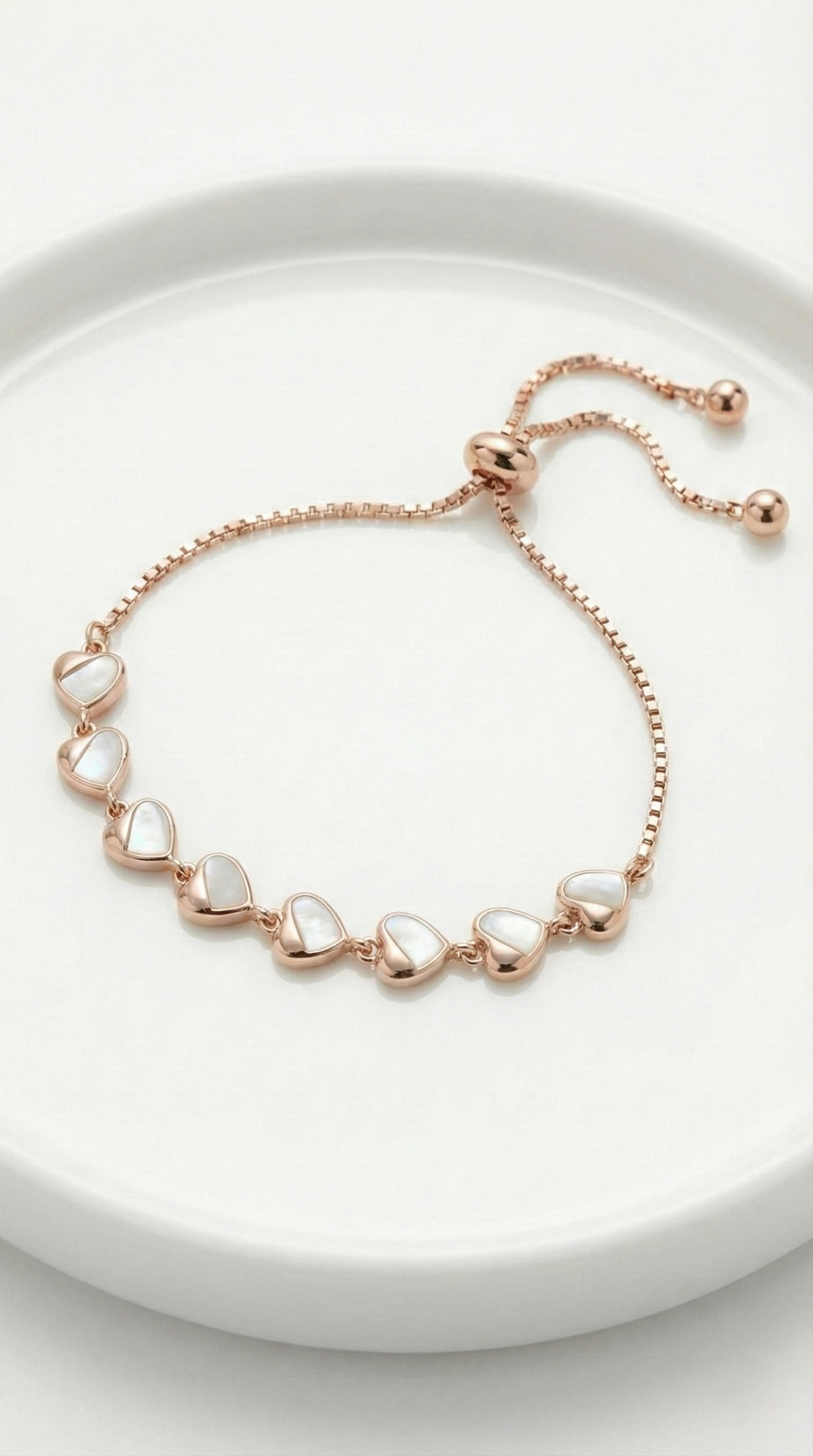 Lioré Heart Motif Bracelet | 925 Sterling Silver