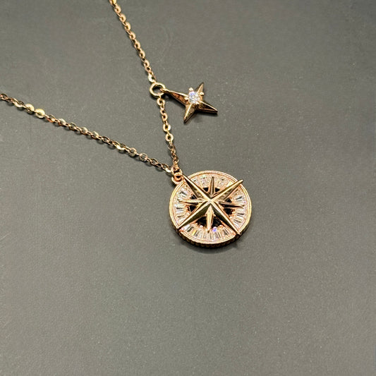 Compass-Star Necklace