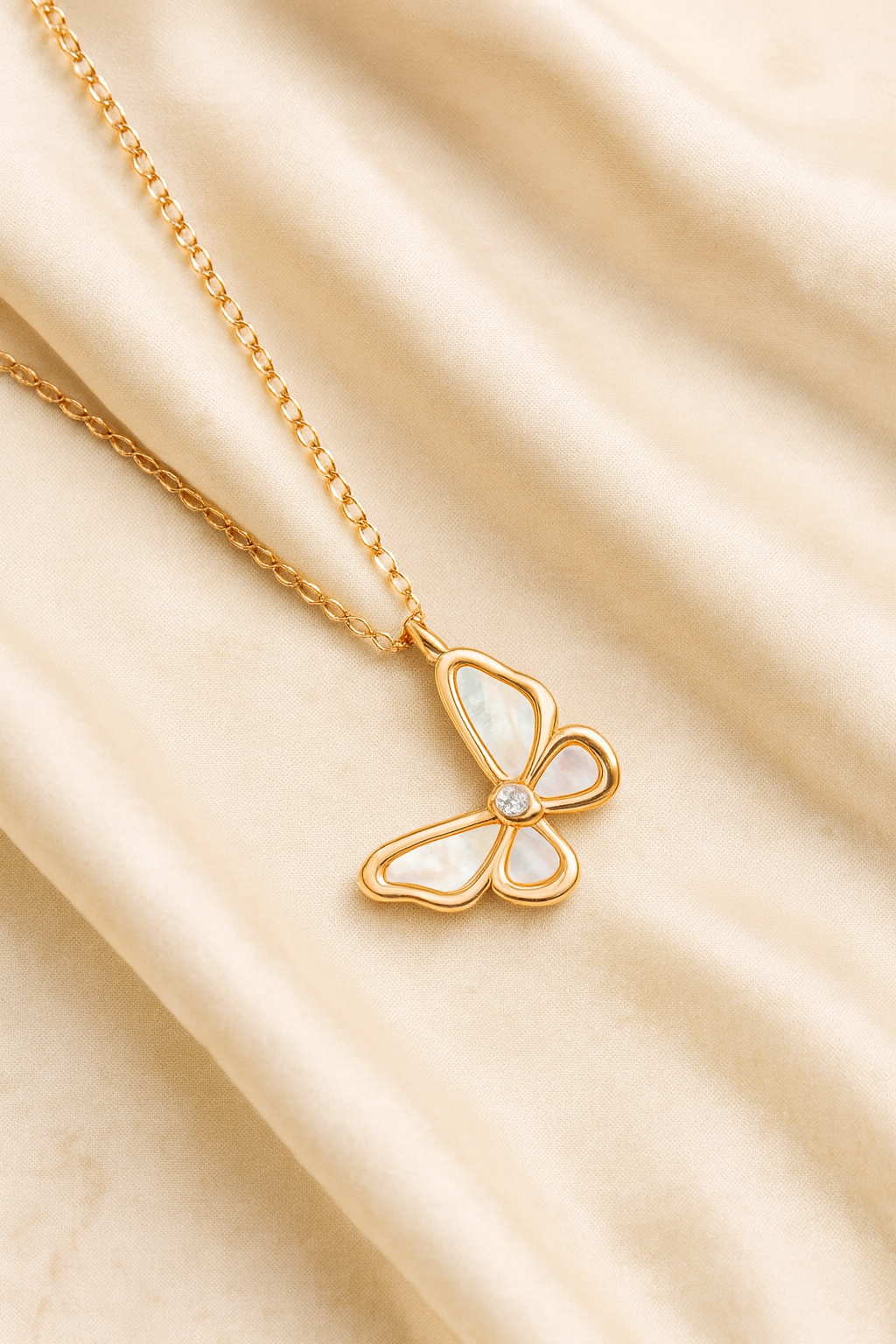 Moonlight Wings Butterfly Pendant