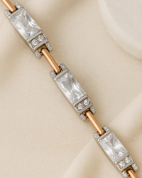 Crystal Cascade Bracelet | 925 Sterling Silver