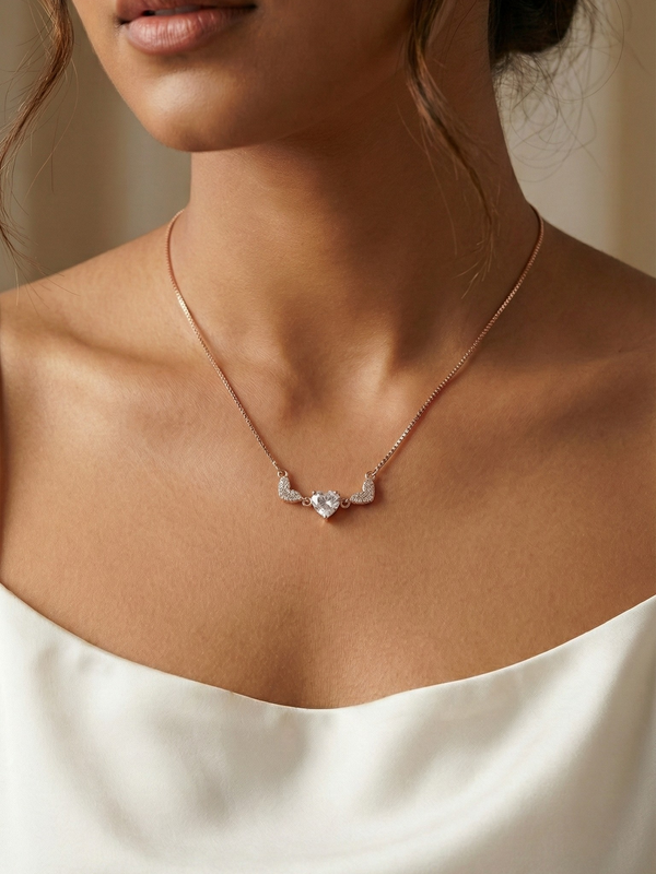 Tria Amour Necklace | 925 Sterling Silver