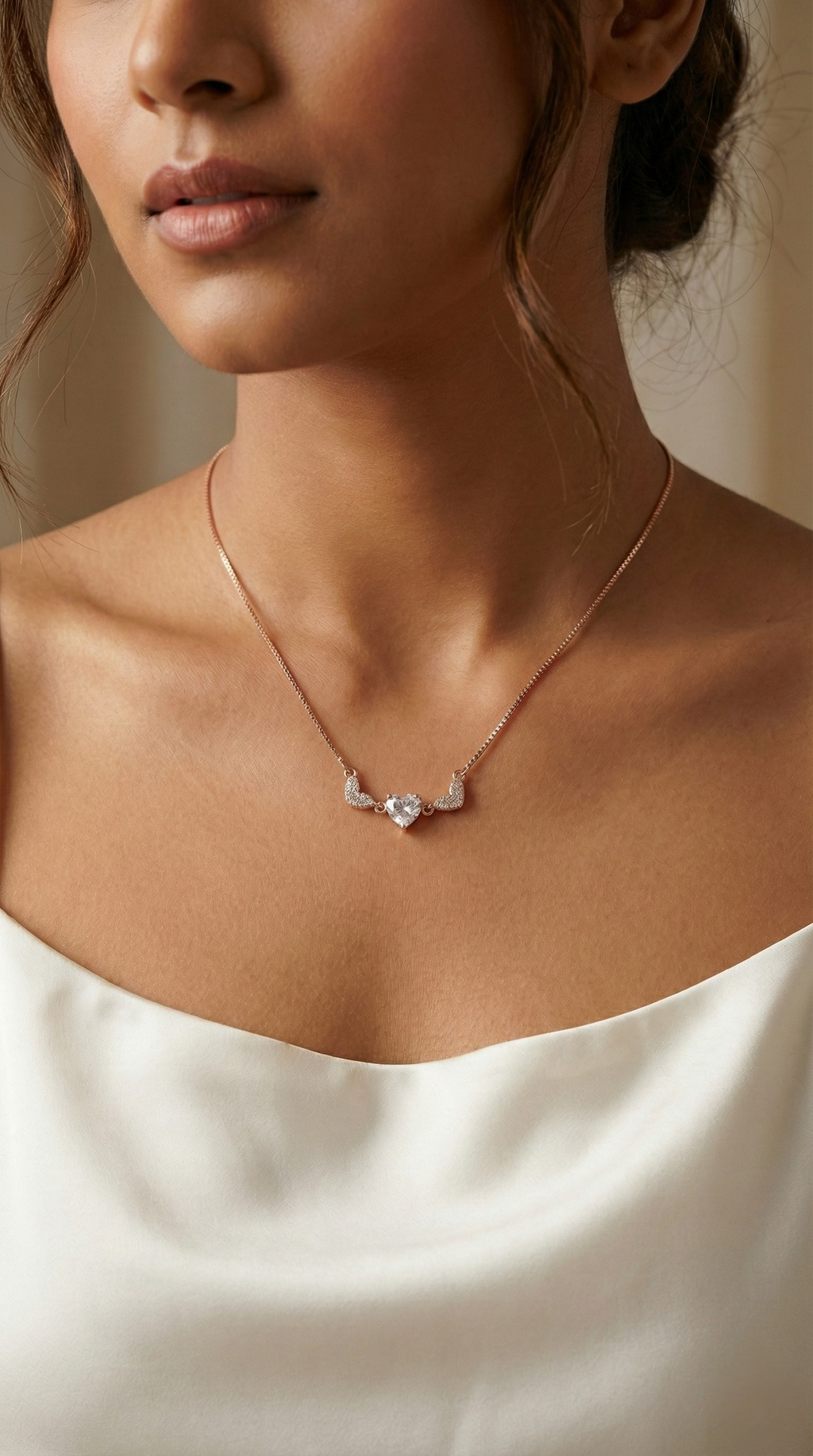 Tria Amour Necklace | 925 Sterling Silver