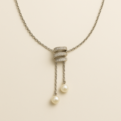 Lustre Drop Sterling Silver Necklace