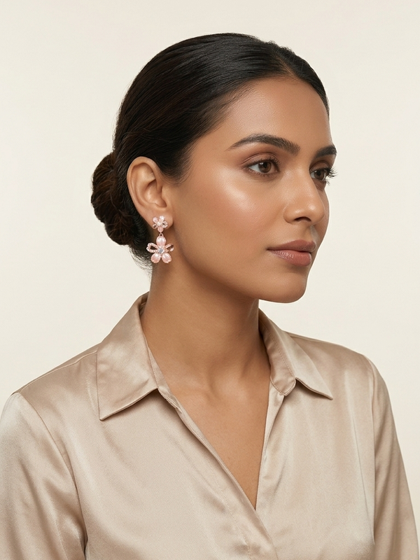 Roséline Bloom Drops | 925 Sterling Silver