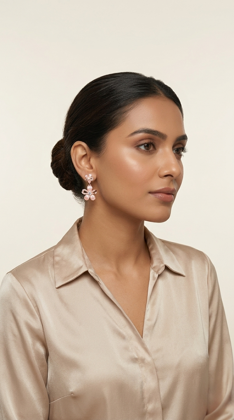 Roséline Bloom Drops | 925 Sterling Silver
