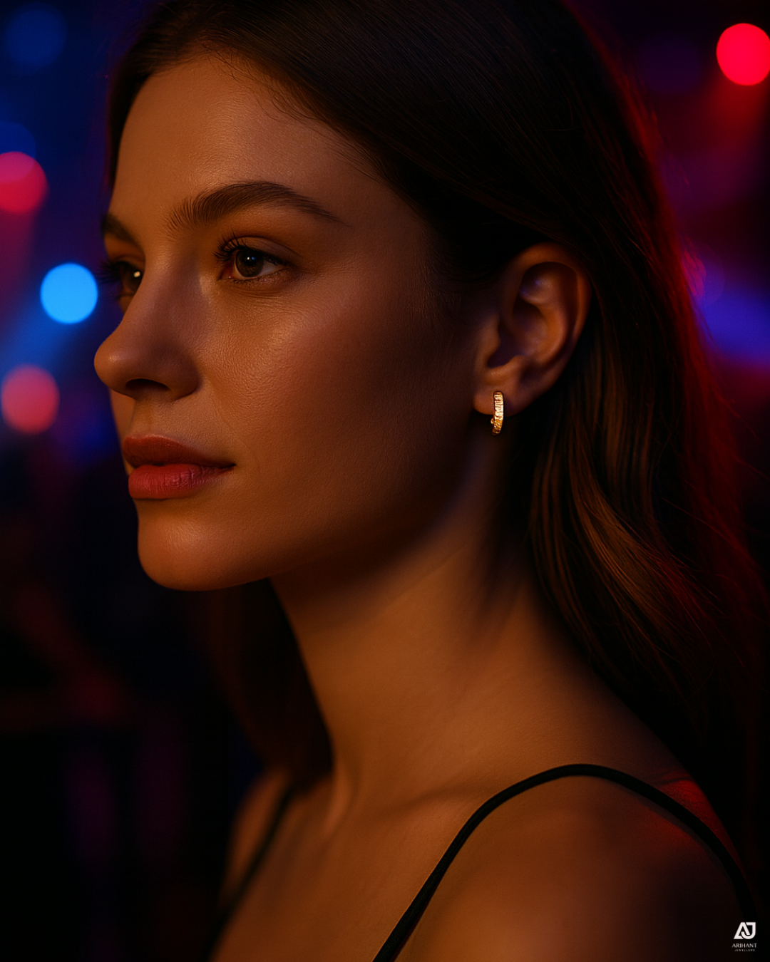 Celeste Glow Hoops - Demi Fine Sterling Silver
