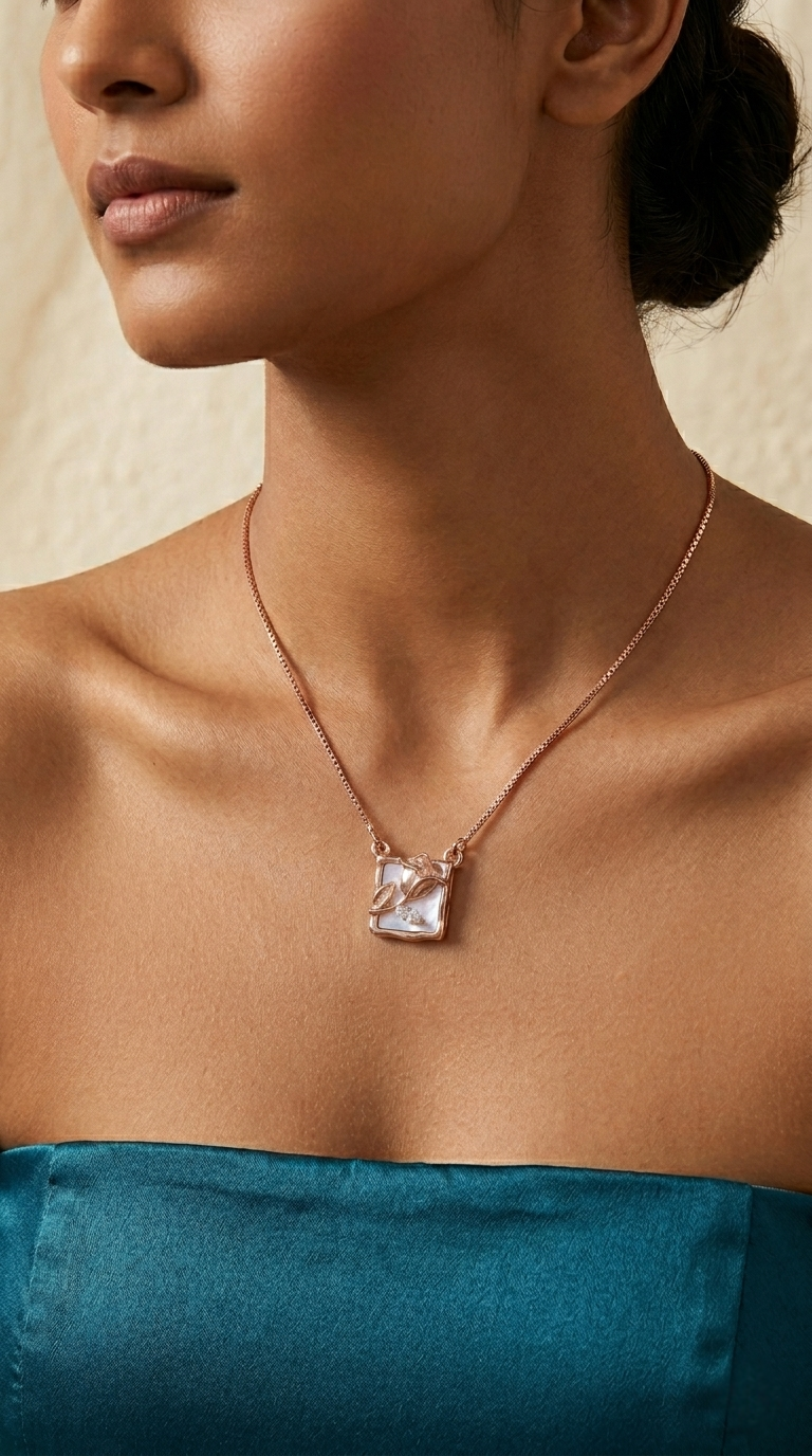 Seraphine Rose Pendant | 925 Sterling Silver