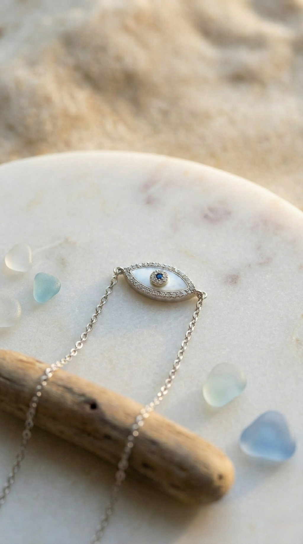 Evil Eye Necklace | 925 Sterling Silver