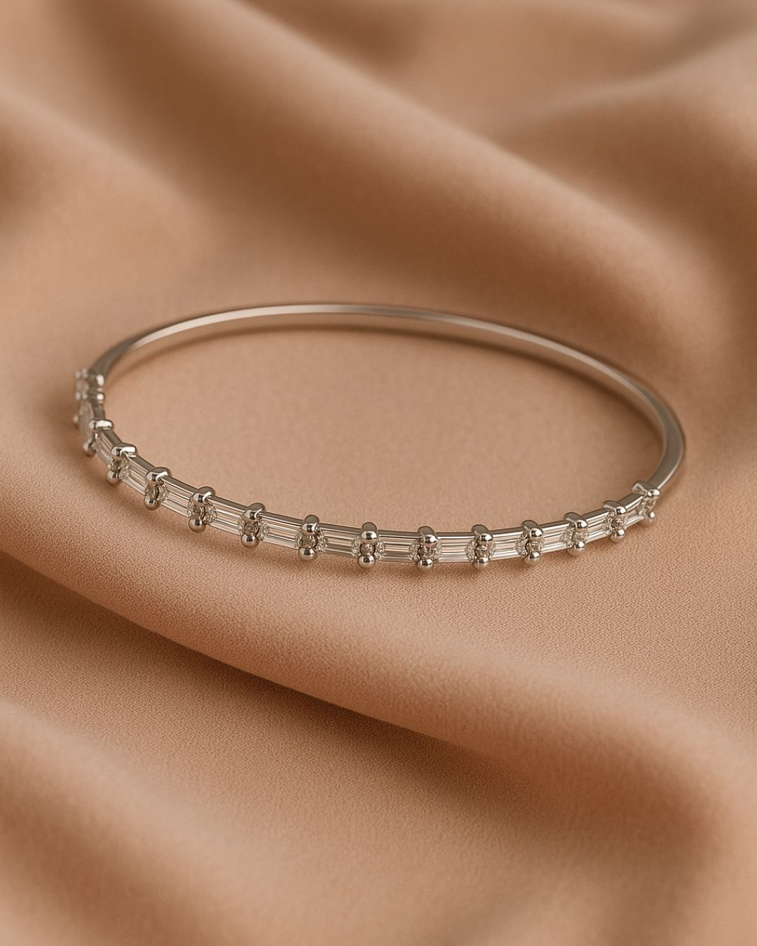 Linea Sparkle Kada Sterling Silver