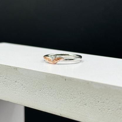 Leaflet Charm Ring