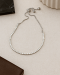 The Classic Tennis Bracelet Adjustable | 925 Sterling Silver