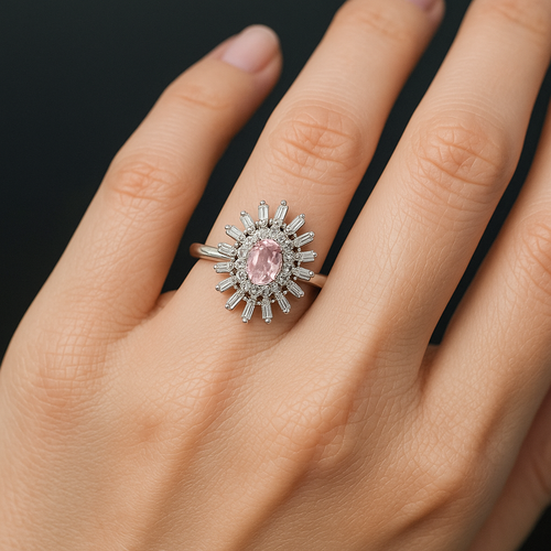 Cosmic Bloom Ring