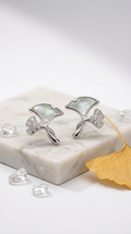 Gingko Èlise Studs | 925 Sterling Silver