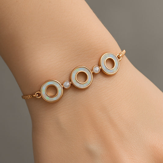 Disc & Dazzle Bracelet