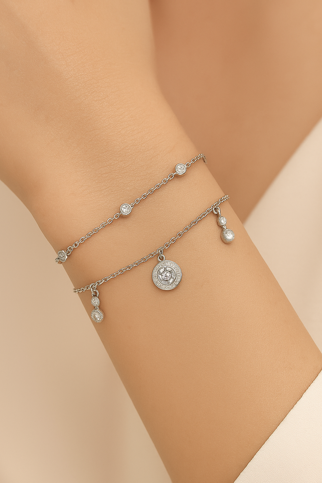 Astra Layered Bracelet | 925 Sterling Silver