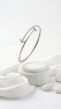 Vector Pavé Kada | 925 Sterling Silver