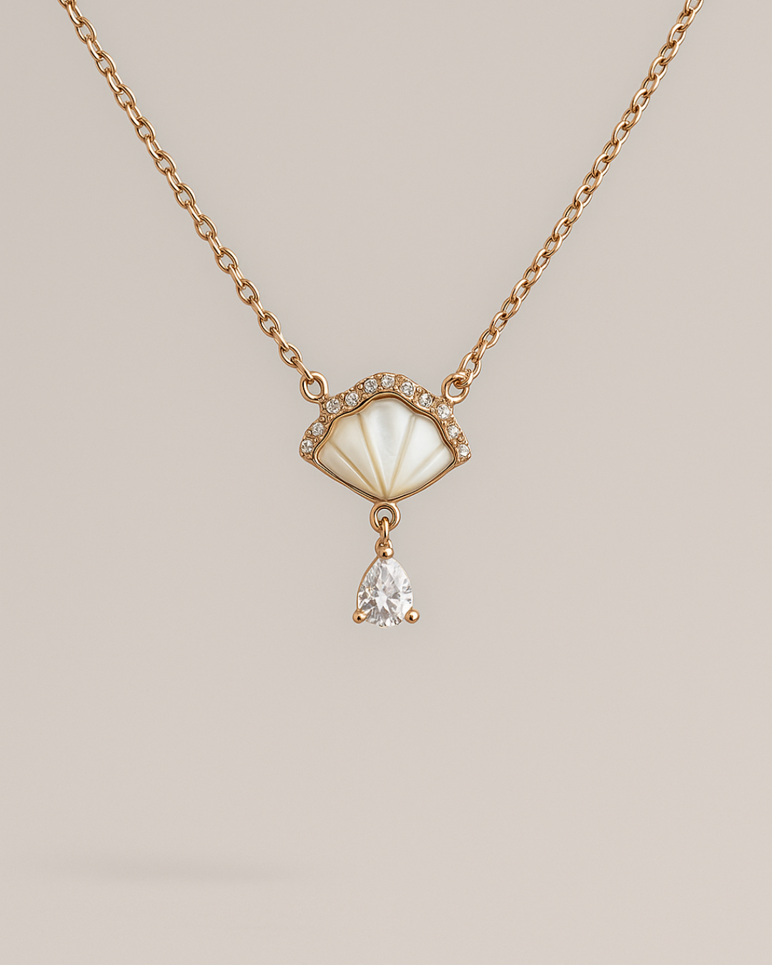 Aurelia Shell Necklace Sterling Silver