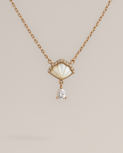 Aurelia Shell Necklace Sterling Silver