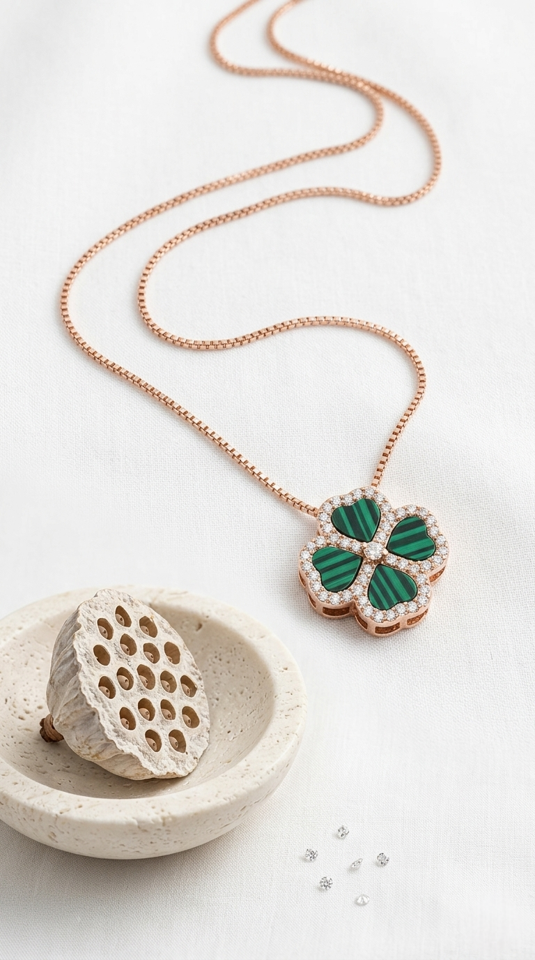 Elara Clover Pendant | 925 Sterling Silver