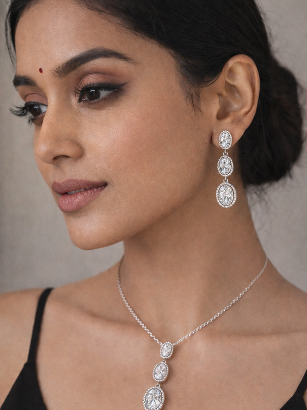 Silvara Drop Set | 925 Sterling Silver
