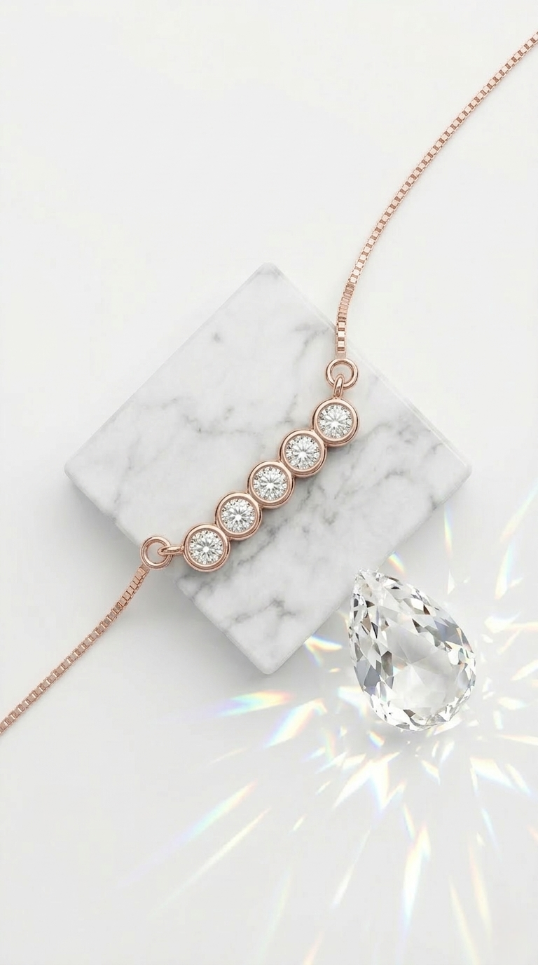 Avenor Bezel Bar Pendant  | 925 Sterling Silver