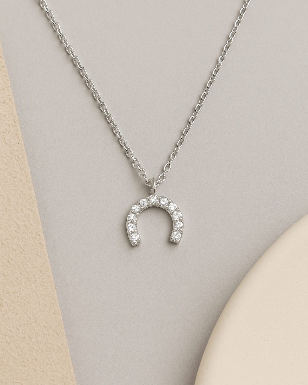 Fortuna Charm Necklace Sterling Silver