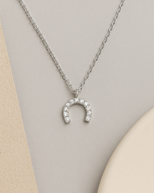 Fortuna Charm Necklace Sterling Silver