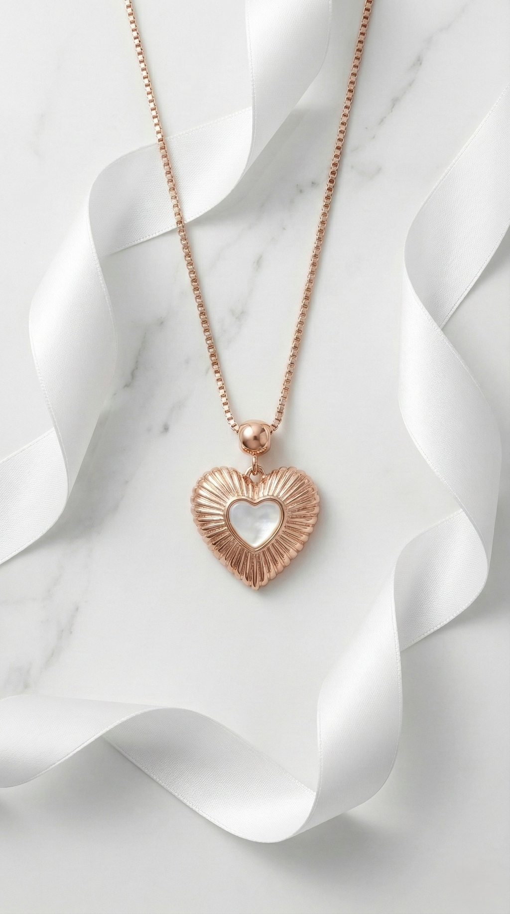 Solara Heart Necklace | 925 Sterling Silver