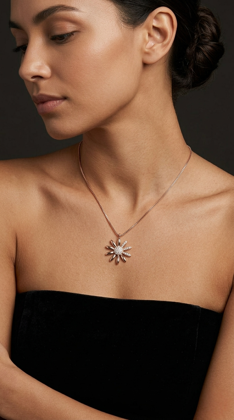 Floraé Bloom Pendant Necklace | 925 Sterling Silver